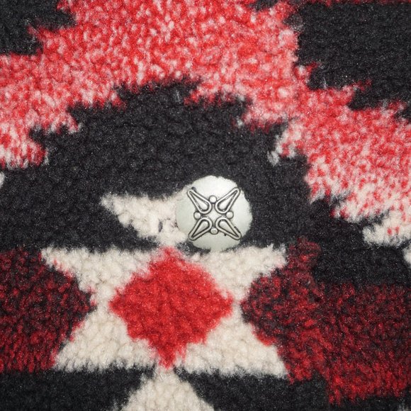 Vintage 90s Southwestern Sherpa Jacket - Picture 3 of 8